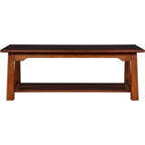 Park Slope Solid Wood 4 Legs Coffee Table with Storage