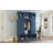 Modern All-In-One Hall Tree With Adjustable Shelves,Classic Arched Farmhouse Storage Bench With Dual Side Cabinets For Mudroom,Hallway-1630905237