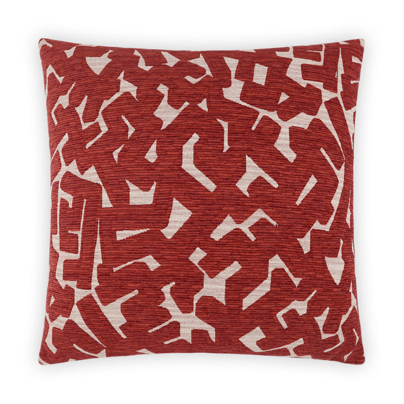 Coussin décoratif Hero, Paprika, Carré 24 po