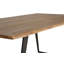 Highlawn Acacia Solid Wood Top Metal Base Dining Table