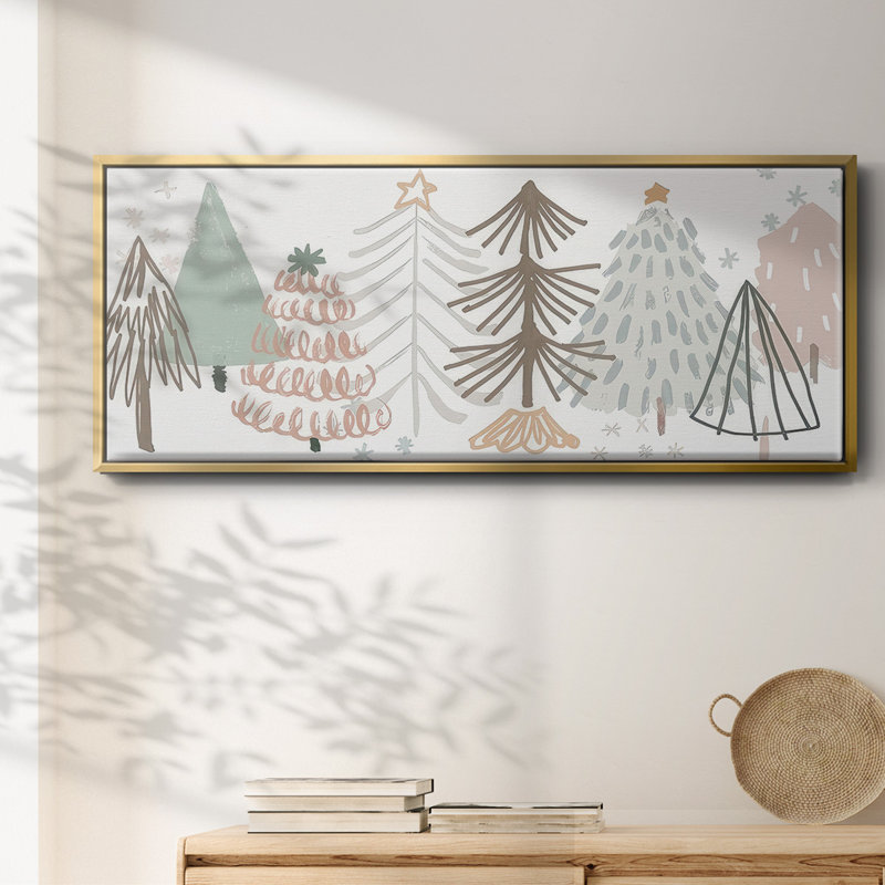 Carnet de croquis de Noël - Toile encadrée, H 20 po x l 50 po