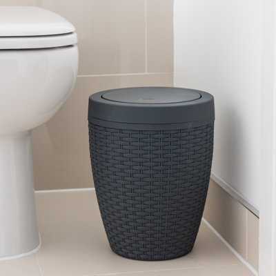 Plastic Swing Top Waste Bin - 5L