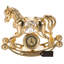 Figurine de bureau cheval berçant décorée de cristal-35981541