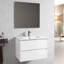 Perla 27.1" Wall Mounted Single Bathroom Vanity Base Only-1650763098
