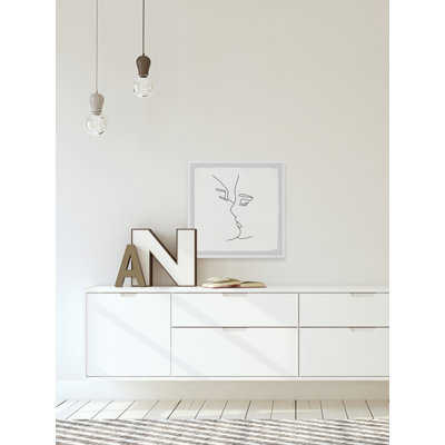 Face Outline - Single Picture Frame Painting