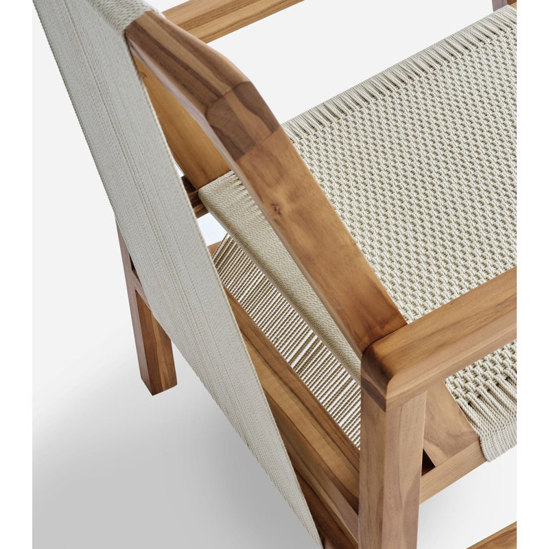 Nicoya Armchair | Black Traditional Cord, Natural/Naturaline Traditional Cord