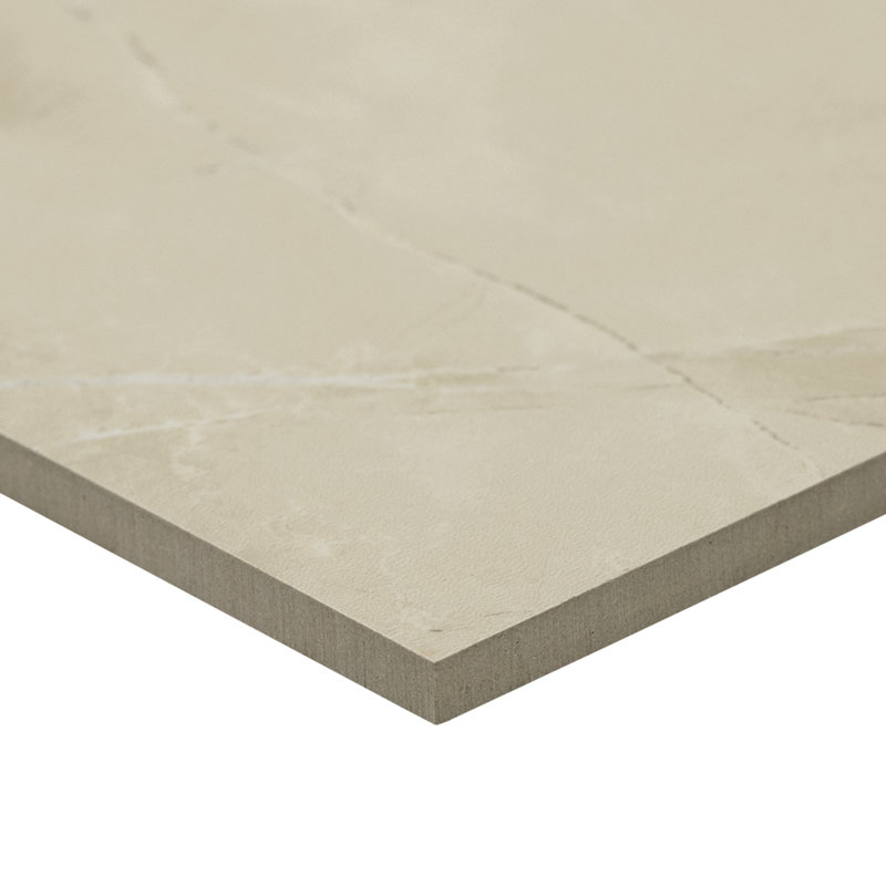 Sonoma 12 in. x 24 in. Polished Porcelain Stone Look Floor and Wall Tile, Sand