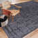 Non Slip Area Rug Low Pile Bedroom Rugs Machine Washable Floor Mat Living Room Carpet - NT0201