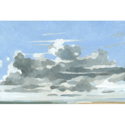 Oceanic Clouds III - Wrapped Canvas Painting