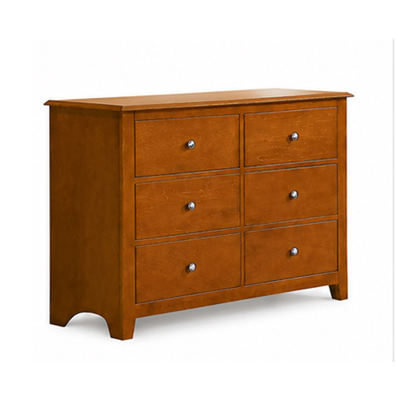 Commode fonctionnelle en pin et contreplaqué, chêne, Chêne foncé