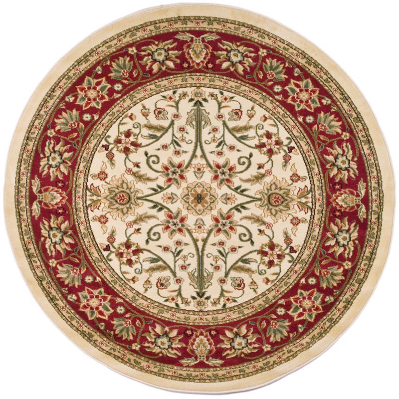 Tapis oriental Klose Performance, Rond 8 pi, Ivory/Red