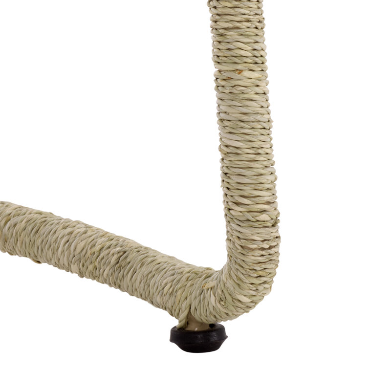 Repose-pieds Iveliz avec coussin, Naturel