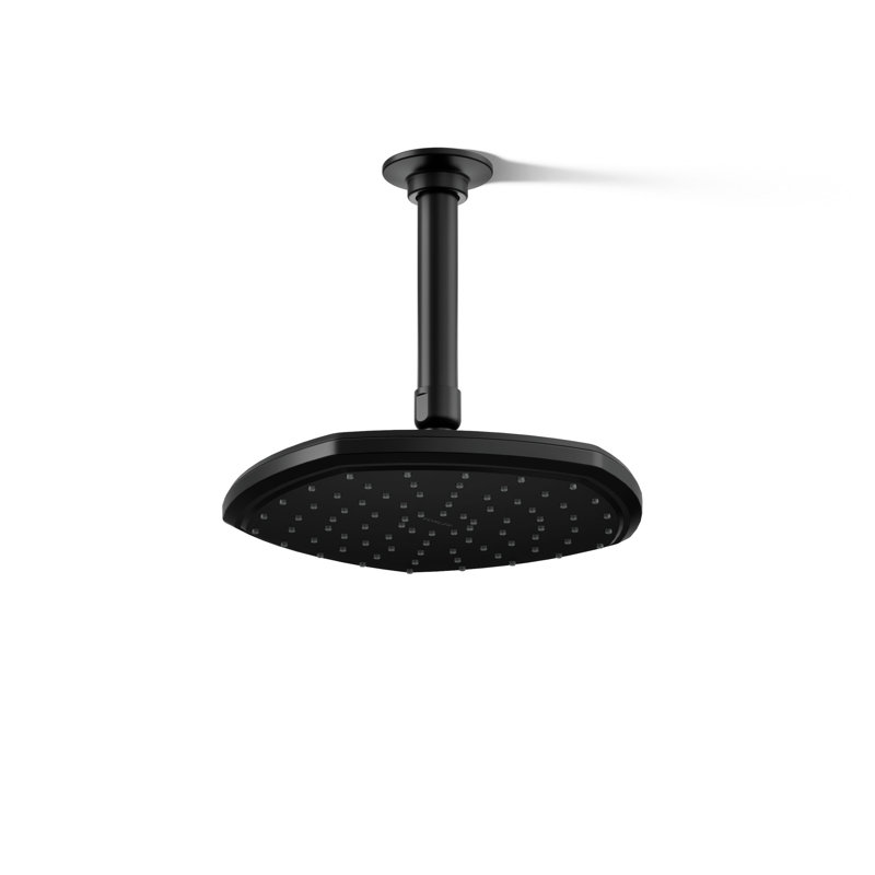 Occasion 8 In. Single-Function Rainhead, Matte Black
