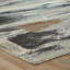 Tapis abstrait beige / gris / caramel Strato Driftwood Layers-1460617811