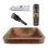 Premier Copper Products BSP5_VREC19SKDB-P Bathroom Sink And Drain Package