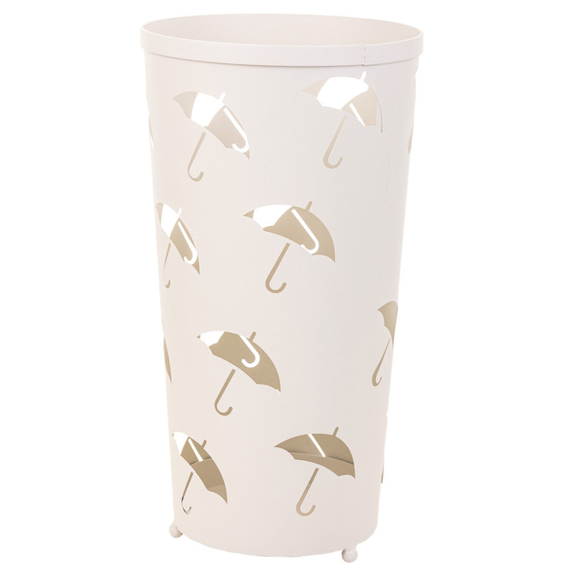 Ingimar Iron Umbrella Stand, White