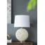 D16.1''xH26'' Table Lamp with Beige Paper Base