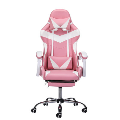Fauteuil PC et de course avec repose-pieds