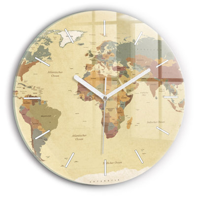 Glass Wall Clock
