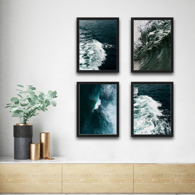 Anonymous 4 Piece Single Picture Frame Wall Art Set