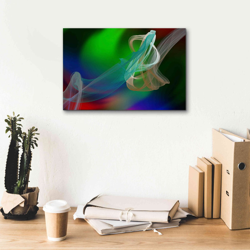«Inverted Color In The Lines 1» par Irena Orlov, impression sur toile giclée, H 12 po x l 18 po