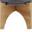 5" PLANTER W/ WOOD STAND, MATTE GRAY-1524185731