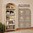 Onetha 76''H Curved Arch 5-Shelf Bookcase-606013263
