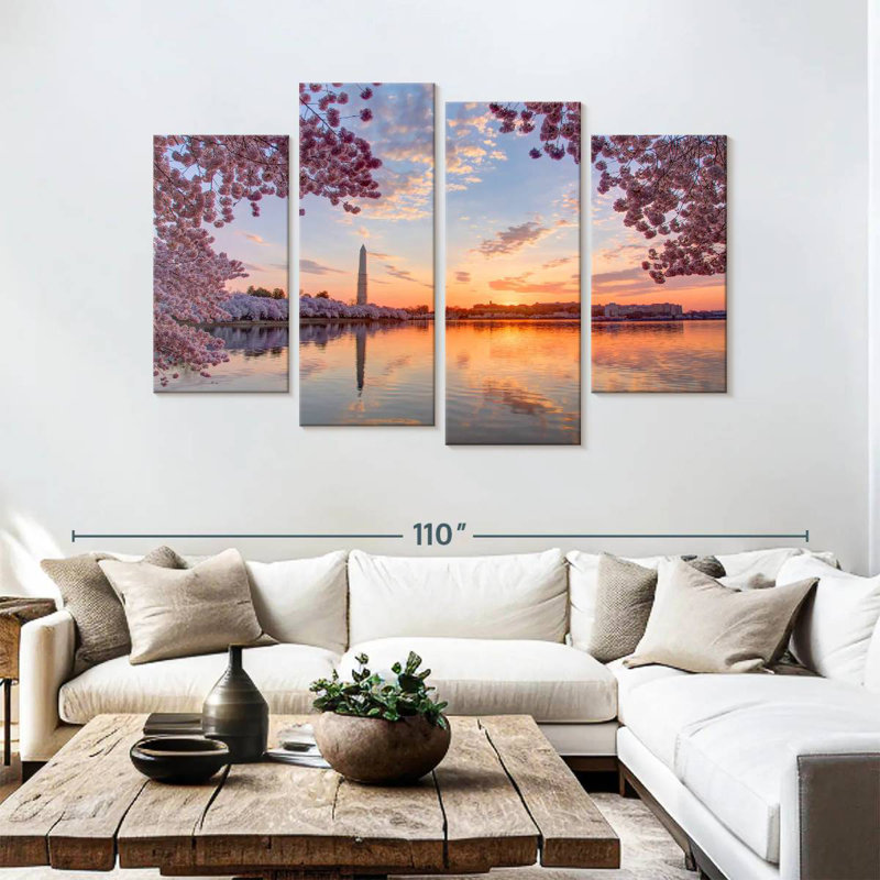 Sireci Washington Spring Sunrise, 54"H x 84"W