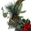 Ornement de Noël 23,5 po avec feuilles d'eucalyptus et baies