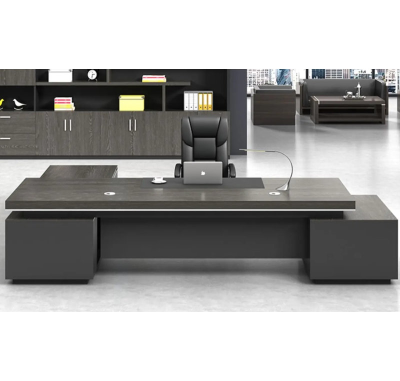 Naedelyn Reception Desk, 75cm H x 240cm W x 80cm D