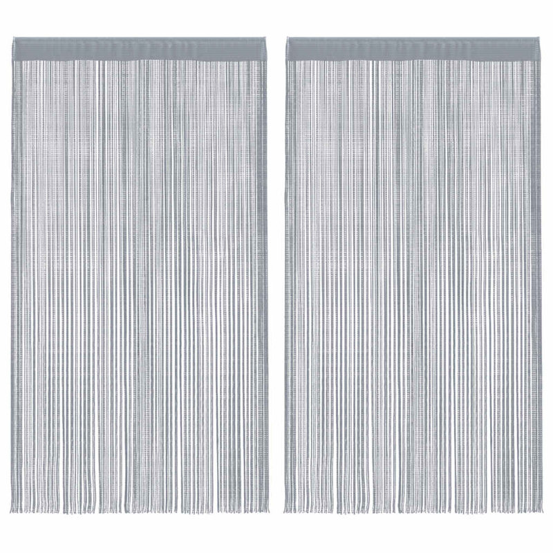 Back Bay Sheer Curtain Pair, 355.6cm Width x 635cm Drop, Light Gray