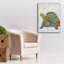  «Turtle Friends 2» par Chariklia Zarris, art mural sur toile, 26 po x 34 po-1747989201