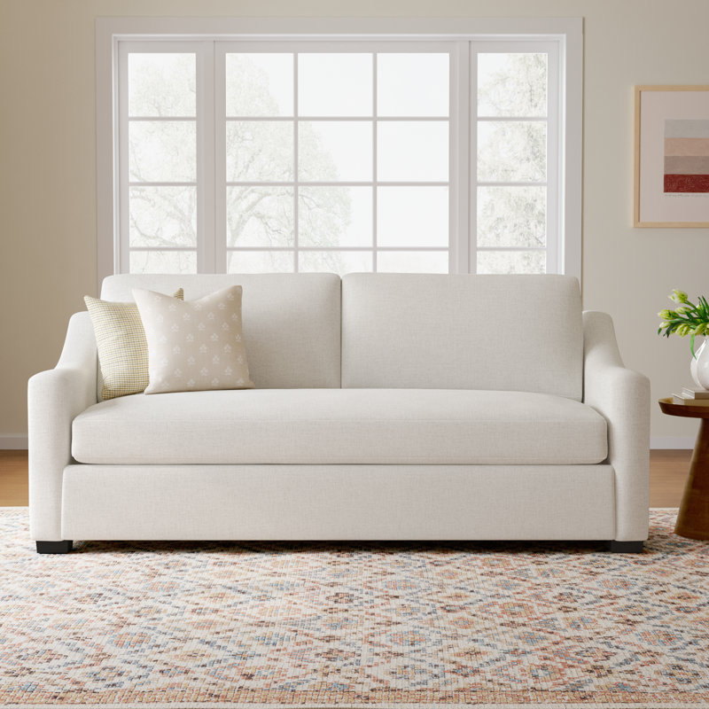 Cranbrook Upholstered 88'' Sofa, Nomad Snow Crypton® Chenille