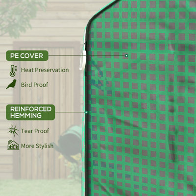 Outsunny 1 Piece Walk-In Greenhouse Replacement Cover