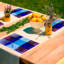 Napperon abstrait en polyester