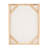 Canvas Wall Decor with Flowers in Vase and Grid Background