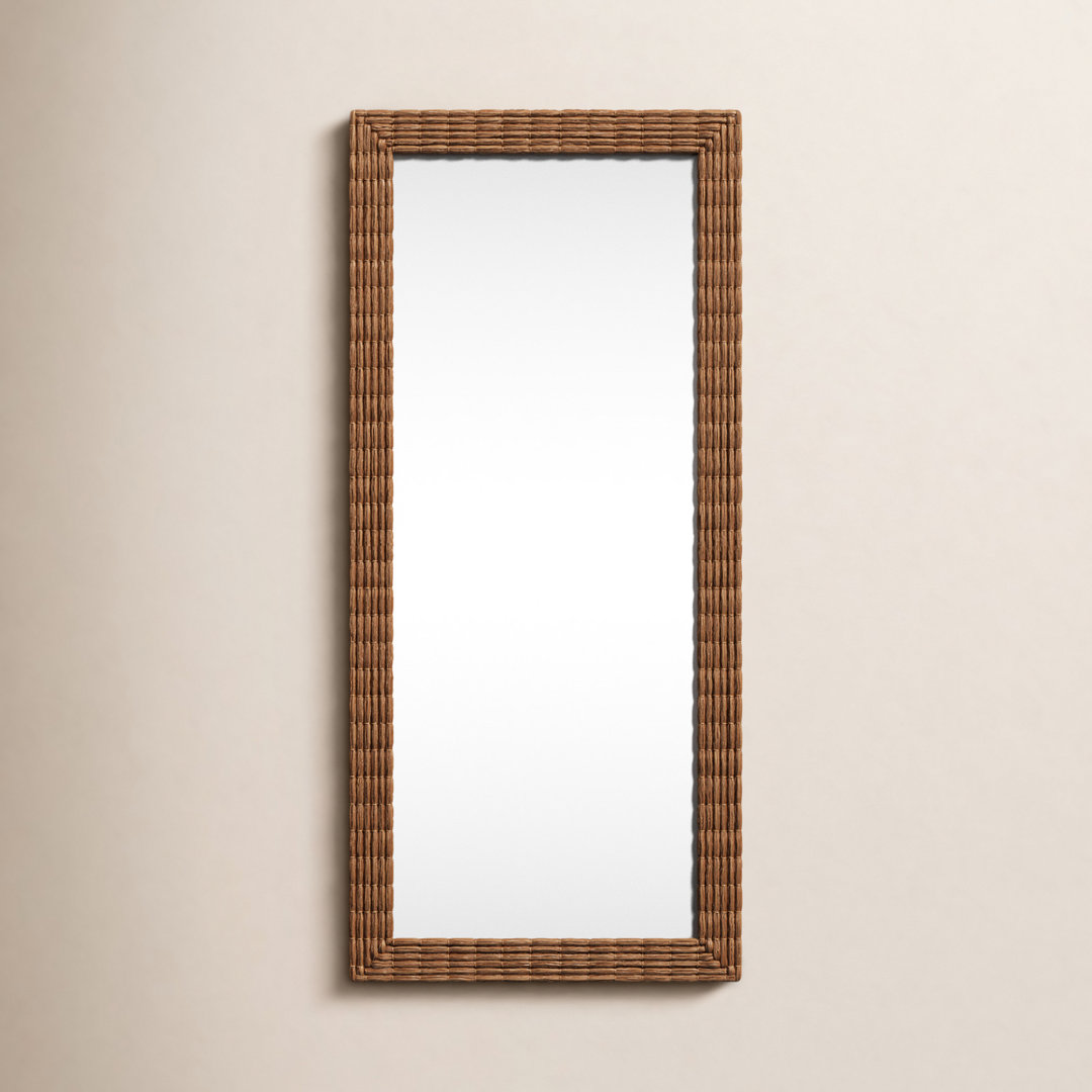Rosalie Seagrass Rectangle Mirror Birch Lane™