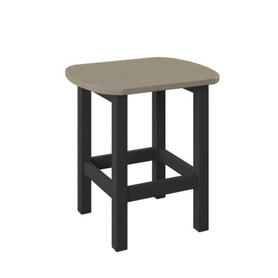  Table de bout ovale. Noir