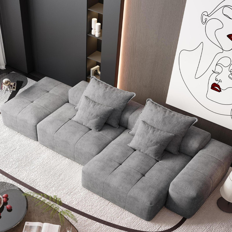 Canapé modulaire surdimensionné Modern, Gray