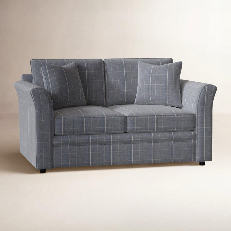 Northfield 62'' Upholstered Sofa, Sunbrella Beige Stripe; 6204-74