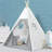 Wilwolfer Triangular Kids Tent for Child, Gifts Playhouse for Indoor Outdoor Games, Toddler Toys House for Baby, Indoor Play Tent for Girls & Boys