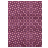 Horizons Geometric Area Rug in Pink
