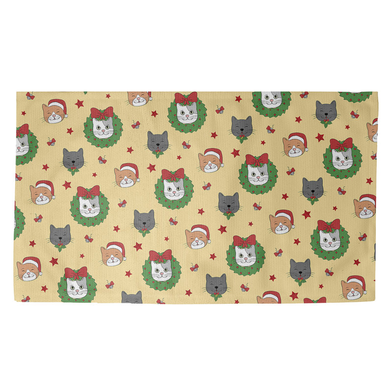 Tapis jaune/vert/rouge fait main, Rectangle 2 pi x 3 pi