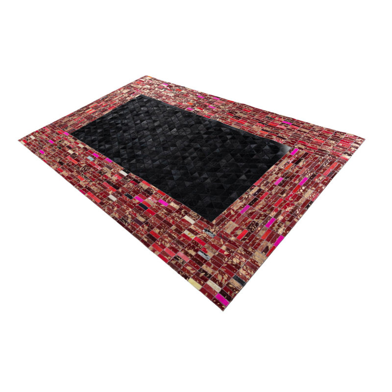 Tapis noir Juliana