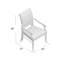 Delano Upholstered King Louis Back Arm Chair-1132699553-1132697350