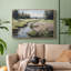 Paysage rétro - Toile tendue avec châssis encadré DCCDXLV-889916348-889916324