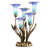 20"H Hand Blown Glass 5 Calla Lily Uplight Accent Lamp - -1458875296