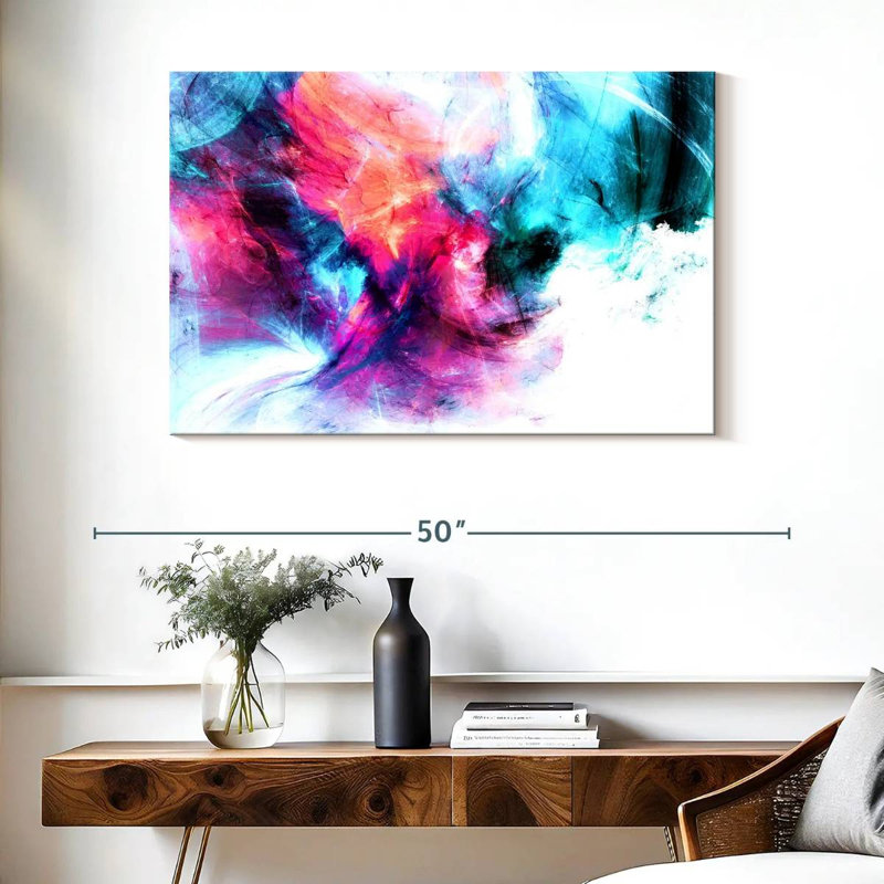 Nuage surréel abstrait Avery, H 26 po x l 39 po