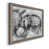 Toile avec cadre gris