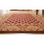 Tapis à motif géométrique moderne en laine noué à la main Coral-124206439